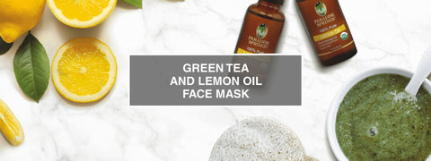 Green Tea and Lemon Oil Face Mask