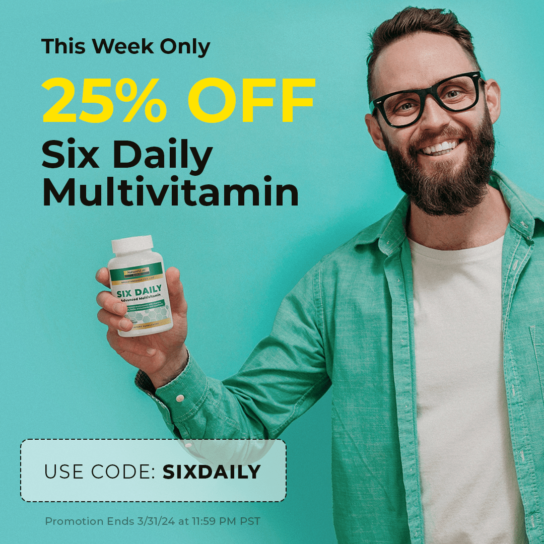 25% OFF Six Daily