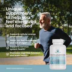 Nature's Lab Acetyl L-Carnitine 2,000mg - 160 Capsules