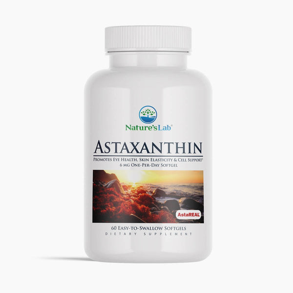 eelhoe super glutathione astaxanthin Nature's Lab AstaREAL 6 mg free from:Corn