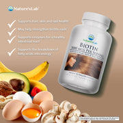 Nature's Lab Biotin 5000 mcg - 120 Capsules