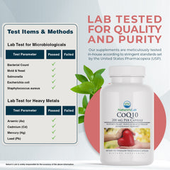 Nature's Lab CoQ10 200 mg - 60 Capsules