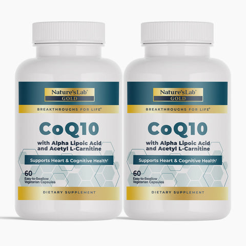 Nature's Lab Gold CoQ10 + Alpha Lipoic Acid + Acetyl L-Carnitine HCl