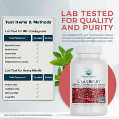 Nature's Lab Canneberge 5400 mg - 90 Capsules