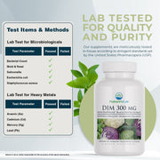 Nature's Lab DIM 300 mg - 120 Capsules