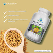 Nature's Lab Fenugreek 610 mg - 120 Capsules