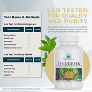 Nature's Lab Fenugreek 610 mg - 120 Capsules