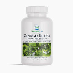 Nature's Lab Ginkgo Biloba 120 mg - 60 Capsules
