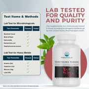 Nature's Lab Hawthorn Berries - 300 Capsules