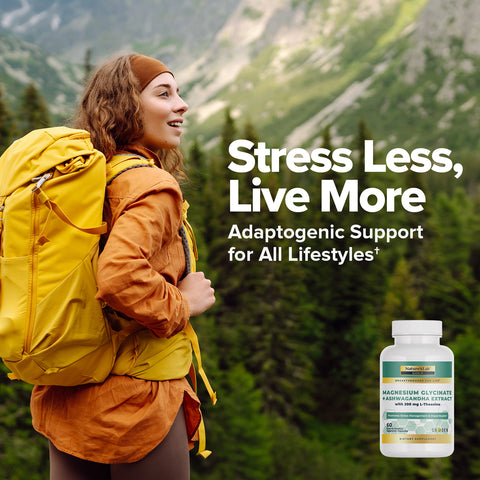 Nature's Lab Gold Magnesium Glycinate + Ashwagandha with L-Theanine Stress & Relaxation Support Nature's Lab Nature's Lab Gold Magnesium Glycinate + Ashwagandha with L-Theanine Stress & Relaxation Support Nature's Lab