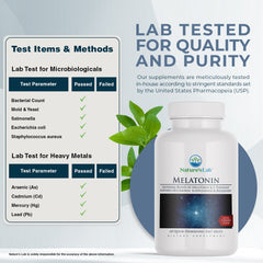 Nature’s Lab Melatonin - 60 Fast Melt Tablets