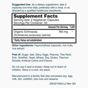 Nature's Lab Echinacea 760 mg - 100 Capsules