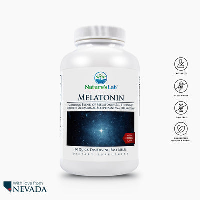Nature’s Lab Melatonin - 60 Fast Melt Tablets