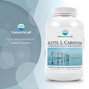Nature's Lab Acétyl L-Carnitine 2 000 mg - 160 Capsules