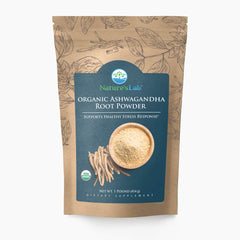 Nature's Lab Organic Ashwagandha Root Powder - 1 lb Bag