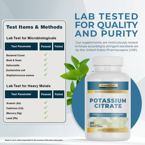 Potassium Citrate 120ct ZNLB13770 L_Rev001 Testing