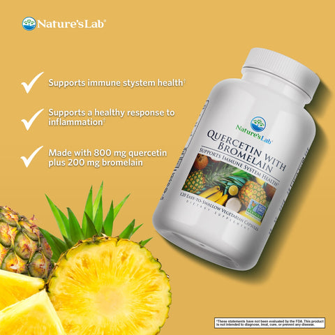 Quercetin Bromelain 120ct ZNLB17682 Benefits