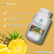 Nature's Lab Quercetin Bromelain - 120 Capsules