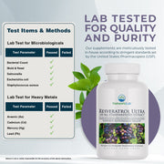 Nature's Lab Resvératrol Ultra - 90 Capsules