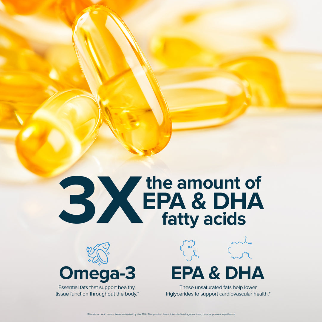 Triple Strength Omega-3 Fish Oil | Fish Oil Softgels – Nature's Lab