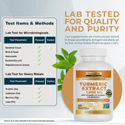 Nature's Lab Gold Turmeric Extract with Curcumin C3 Complex and BioPerine  - 120 Capsules