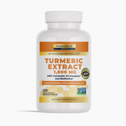 Nature's Lab Gold Turmeric Extract with Curcumin C3 Complex and BioPerine  - 120 Capsules