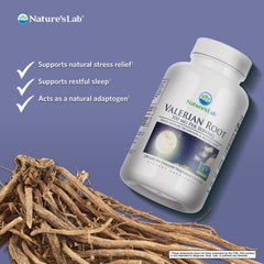 Nature's Lab Valerian Root 500 mg - 200 Capsules