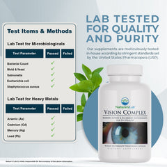 Complexe Vision de Nature's Lab - 90 Capsules