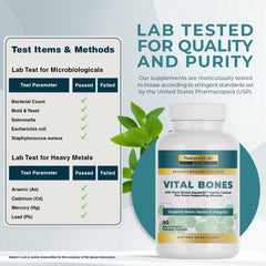 Nature's Lab Gold Vital Bones - 90 Capsules