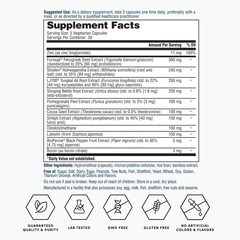 Vital Testosterone ZNLB20691 Supplement Facts