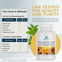 Nature's Lab Vitamin D3 Plus - 90 Capsules