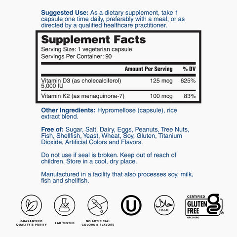 Vitamin D3 Plus ZNLB17941 L2-Rev002 Supplement Facts