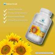 Nature's Lab Vitamine D3 - 180 Capsules