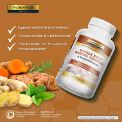 Nature's Lab Gold Whole Body Herbal Complex - 120 Capsules