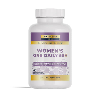 Nature's Lab Gold Women's One Daily 50+ - 60 Capsules