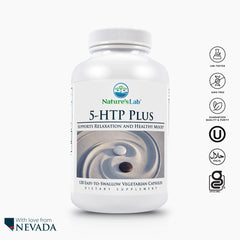 Nature's Lab 5-HTP Plus 200 mg - 120 Capsules