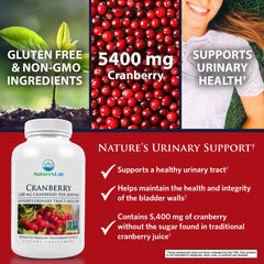 Nature's Lab Cranberry 5400mg 180 capsules Benefits
