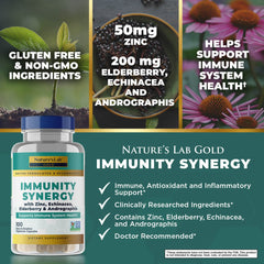 Nature's Lab Gold Immunity Synergy - 100 Capsules Benefits