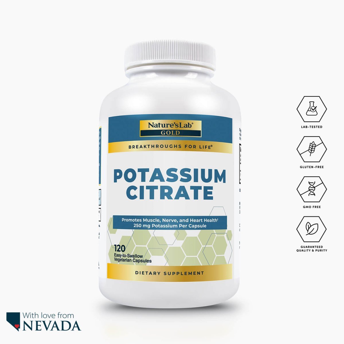 Potassium Citrate Capsule Supplements | Potassium Vitamins – Nature's Lab