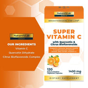 Nature's Lab Gold Super Vitamin C 1000 mg - 120 Capsules