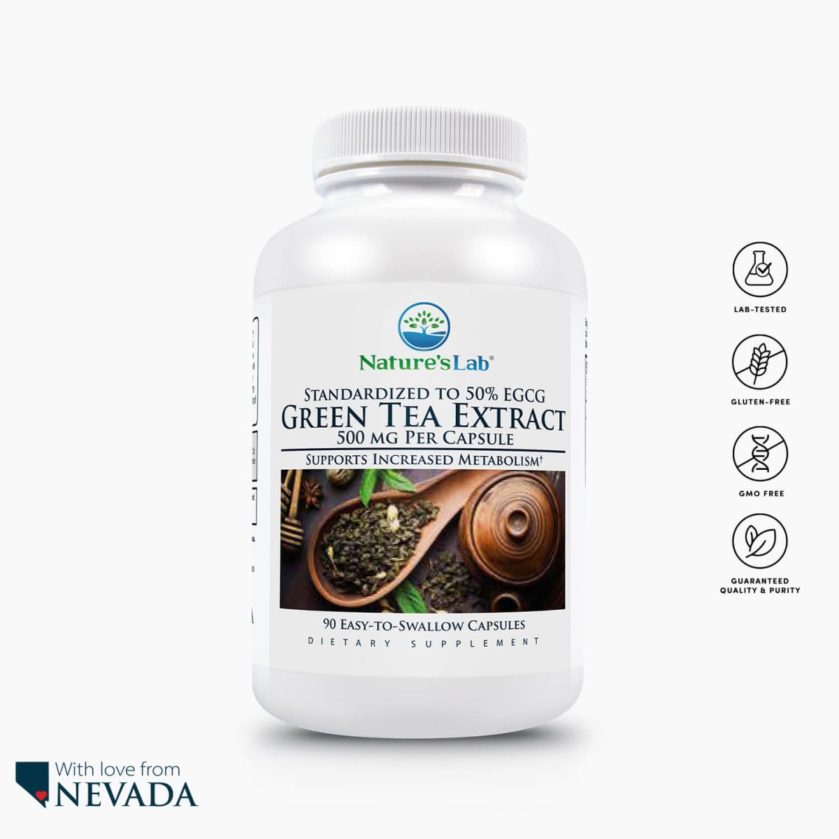Nature's Lab Green Tea Extract - Supports Healthy Metabolism*