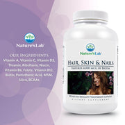 Nature's Lab Hair, Skin and Nails - 90 Capsules