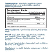 Nature's Lab Sleep Support 120 capsules Supplement Facts