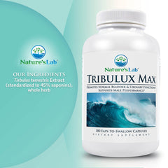 Nature's Lab Tribulux Max 1500 mg - 180 gélules