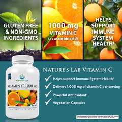 Nature's Lab Vitamin C 1000mg 120 capsules Benefits