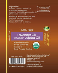 Paradise Springs Organic Lavender Roll-On Label