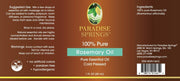 Paradise Springs Rosemary Oil Label