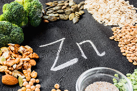 Foods containing zinc which benefits immunity