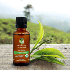 Paradise Springs Organic Tea Tree Oil - 1 oz (30 mL)